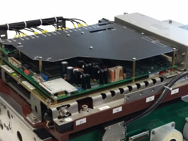 Bombardier Stromrichtermodul 13BH28, IGBT-Technologie, mit MITRAC-Steuerung, DCU Drive Control Unit, für NGT6, MGT-K und FlexityClass-Fahrzeuge