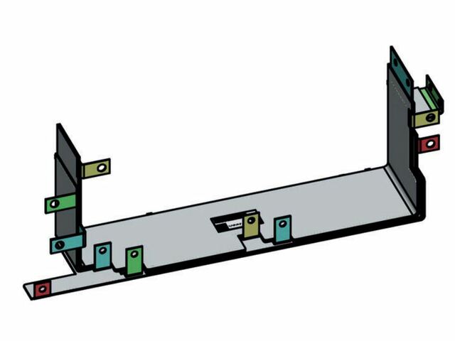 000901 BusBar, laminierte Stromschiene, multilayer BusBar, Sammelschiene, Kupferschiene, beschichtete Kupferschiene, laminated BusBar, Stromverteilung