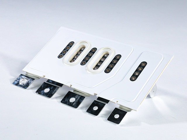 000926 BusBar, laminierte Stromschiene, multilayer BusBar, Sammelschiene, Kupferschiene, beschichtete Kupferschiene, laminated BusBar, Stromverteilung, ECO-B1-Module
