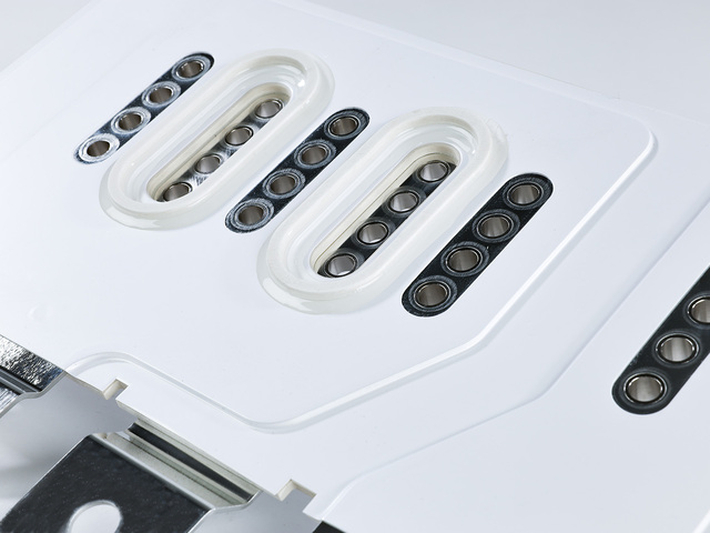 000926 BusBar, laminierte Stromschiene, multilayer BusBar, Sammelschiene, Kupferschiene, beschichtete Kupferschiene, laminated BusBar, Stromverteilung, ECO-B1-Module