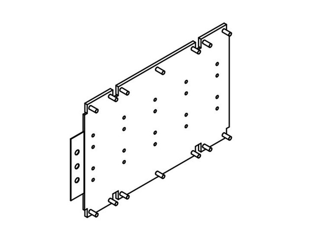 001871 BusBar, laminierte Stromschiene, multilayer BusBar, Sammelschiene, Kupferschiene, beschichtete Kupferschiene, laminated BusBar, Stromverteilung, 750V-Module, Modul 001422