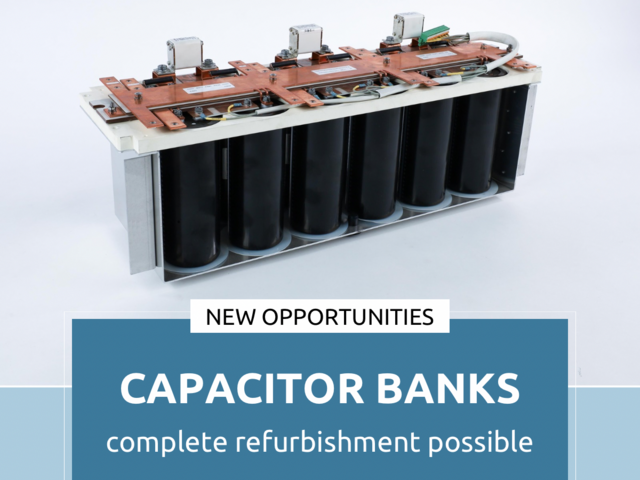 Kondensator-Bänke bzw. capacitor banks reparabel, capacitor banks refurbishment, wir haben die Möglichkeit alle Typen von ABB Kondensator-Bänken zu reparieren