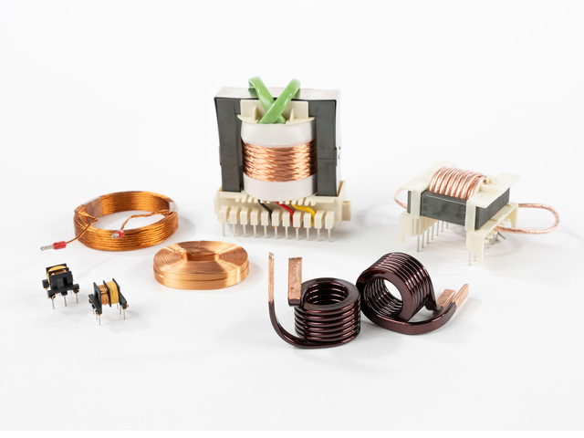Induktive Bauelemente, Drosselspulen, Spulen, Drosseln, Wickelgüter, Transformatoren, Backlack-Produkte, Backlack-Technologie, Backlack, Übertrager, Baluns, Thyristor-Entstördrosseln, Stab-und Ringkerndrosseln, Impedanzwandler